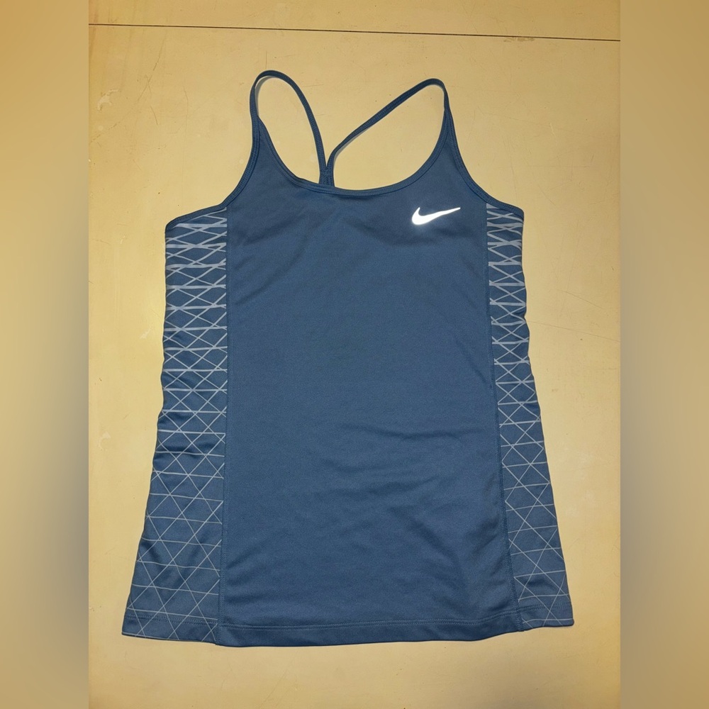 Nike Light Blue Dri-FIT Tank Top